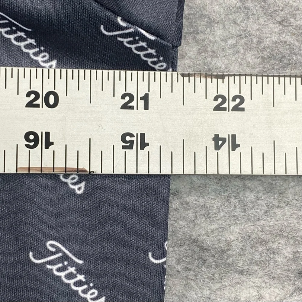Golf Caps Mens Blue/White Geometric Ti**ies Performance Golf Polo‎ Size LG - Picture 7 of 9